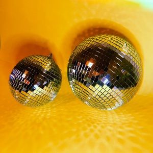 Set of two disco balls 6” and 8” bundle